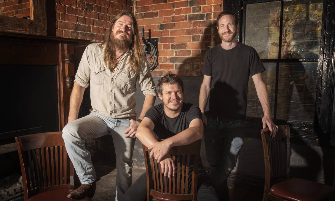 TAMWORTH SHOW: The Adam Eckersley Band is in Tamworth for a gig at The Albert Hotel. Drummer Ben Elliott not pictured. Photo: Peter Hardin 230120PHA018
