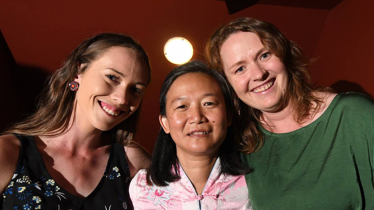 LEADING LADIES: Paris Knox, Michelle Wong and Veronica Filby are all nominated for awards. Photo: Gareth Gardner