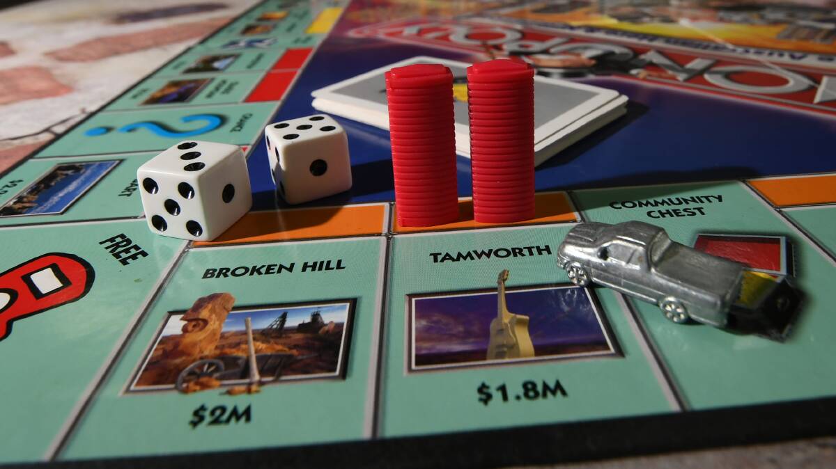 MONOPOLY: Tamworth will have its own Monopoly board in time for Christmas. Photo: Gareth Gardner, file.