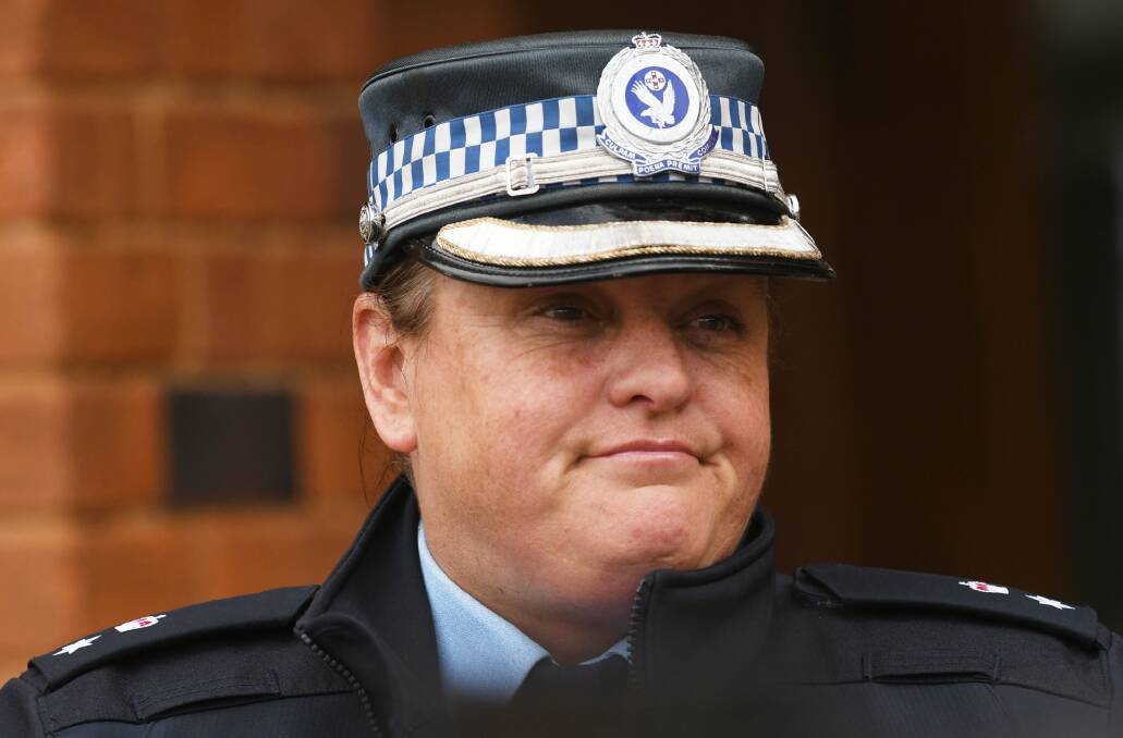 ON WATCH: Oxley Police District commander Superintendent Kylie Endemi. Photo: Gareth Gardner 130821GGA09
