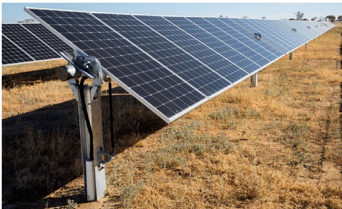 APPROVED: The New England Solar Farm project has been approved. Photo: Next Tracker
