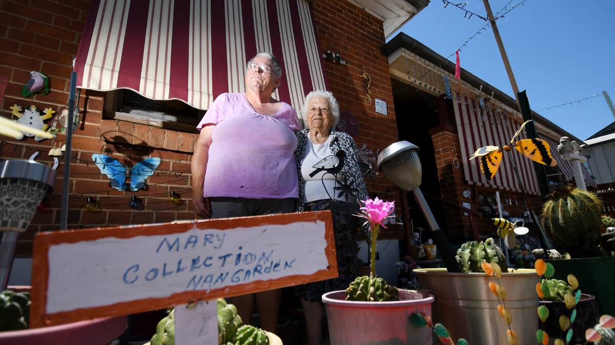 HOME OF GNOMEVILLE: Ann Gregory and her mother Julia Gregory. Photo: Gareth Gardner