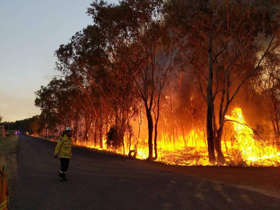 FIRE DANGER: At least 24 fires continue to burn across NSW with seven yet to be contained. The focus for NSW RFS is on the Tingha and Tabulam fires. Photo: NSW RFS