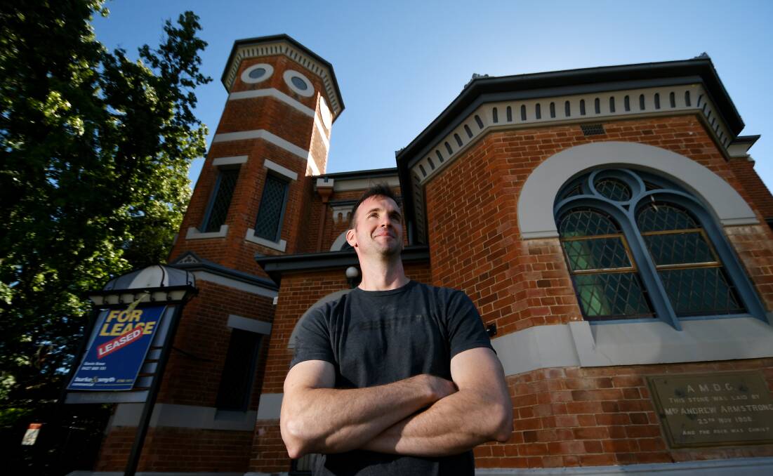 NEW LIFE: The Bell House owner Colin Knights at The Old Bell Tower. Photo: Gareth Gardner 160221GGA01