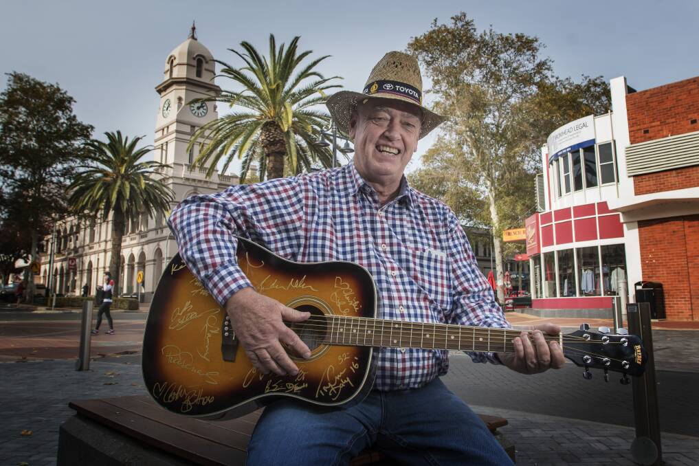 BIG ON BUSKERS: Tamworth Regional Council events manager Barry Harley is running a community-based survey about Peel Street buskers and possibly reducing or removing the use of amplifiers during Country Music Festival. Photo: Peter Hardin