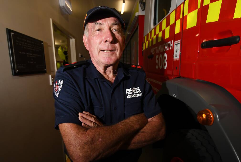 EXPERIENCED: Firefighter Brian Howard has experienced some significant fires, including the Savoy Hotel fire on Christmas Day in 1975. Photo: Gareth Gardner