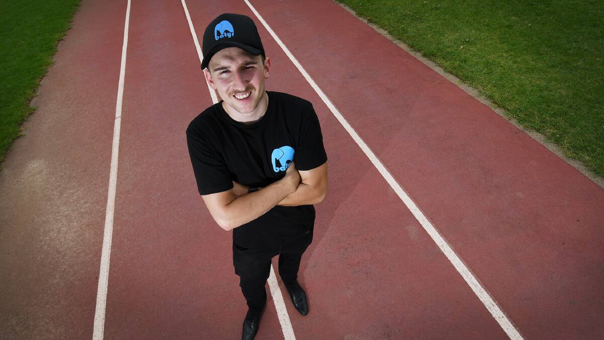 ON TRACK: Jackson O'Brien is now a speaker for preventative mental health organisation Batyr in Tamworth after a scare. Photo: Gareth Gardner