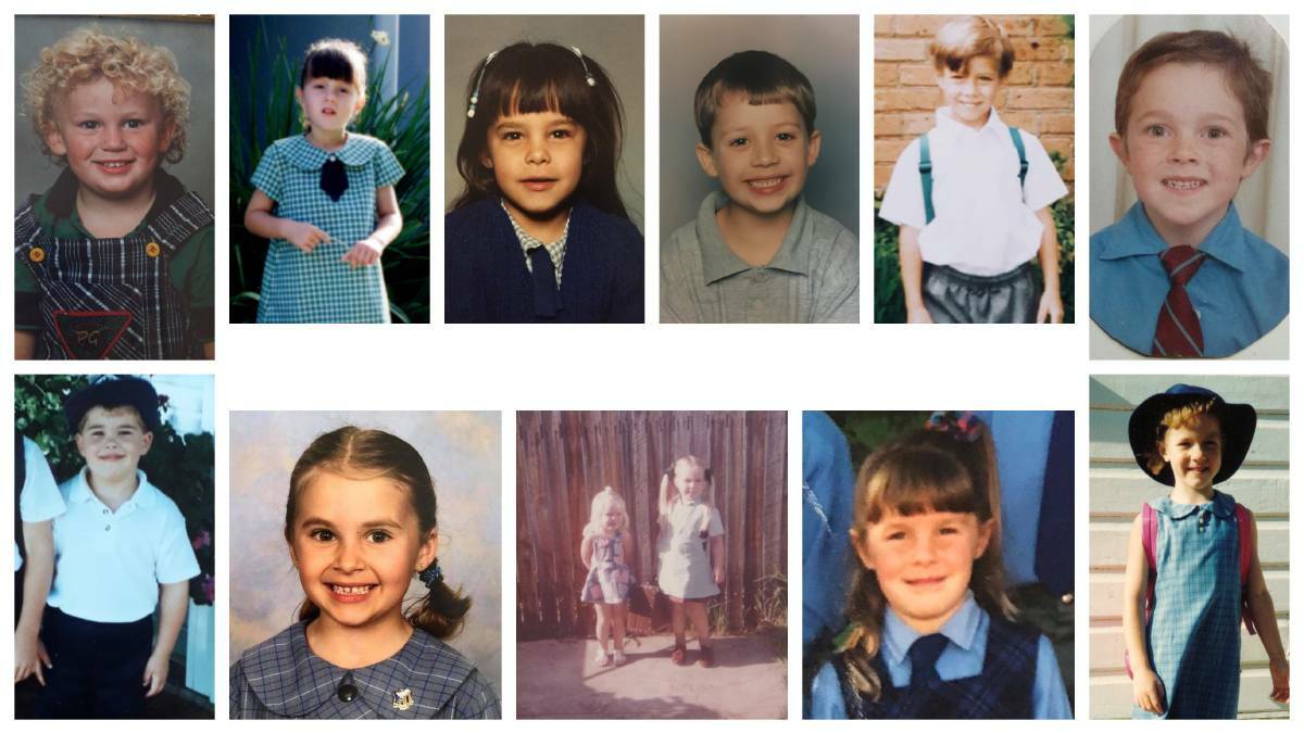 LOOKING BACK: Northern Daily Leader and Namoi Valley Independent staff at primary school.