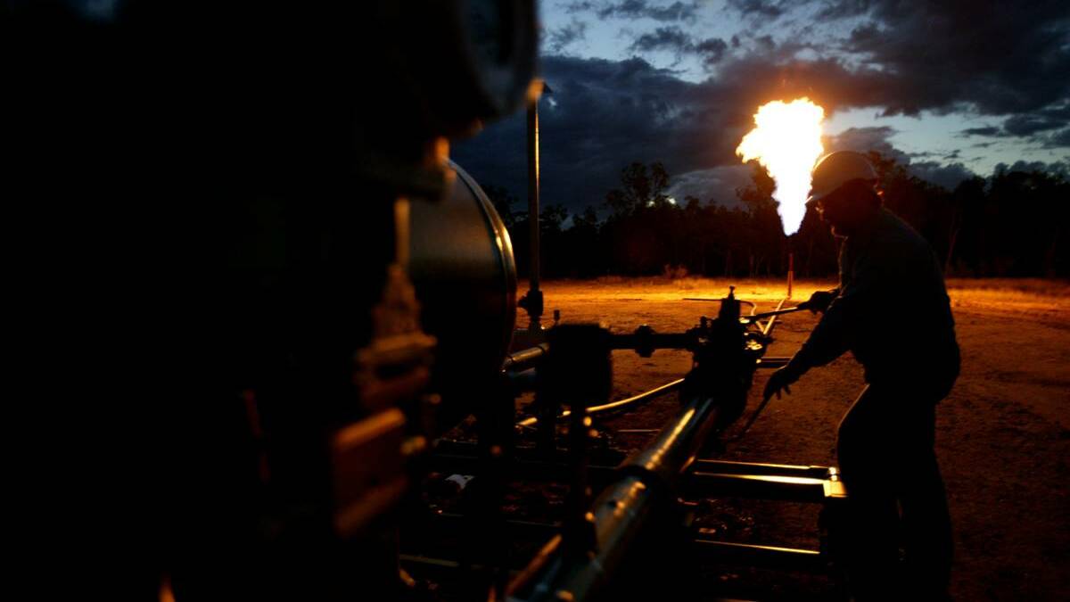 GAS FLARES: APA natural gas company will fire its Tamworth flare while inspecting the pipeline. Photo: File.