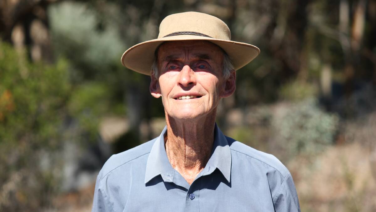 BONANZA: Uralla gold rush enthusiast Arnold Goode has been inside the 'Tunnel to Nowhere'. Photo: Madeline Link