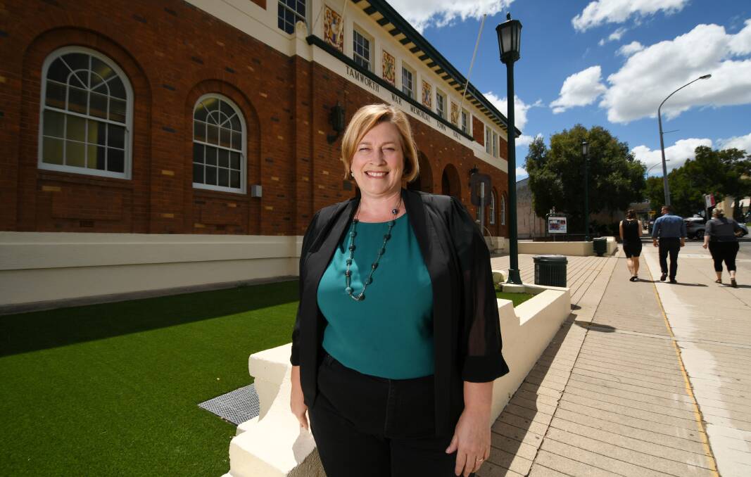 NEW LEADER: Stephanie Cameron is at the helm of the Tamworth Business Chamber. Photo: Gareth Gardner 090221GGB04