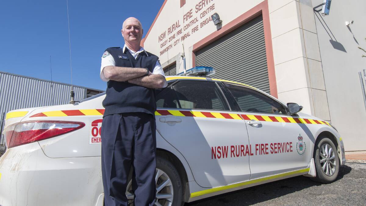 PREPARE: Tamworth Rural Fire Service superintendent Allyn Purkiss wants families to prepare as soon as possible. Photo: Peter Hardin