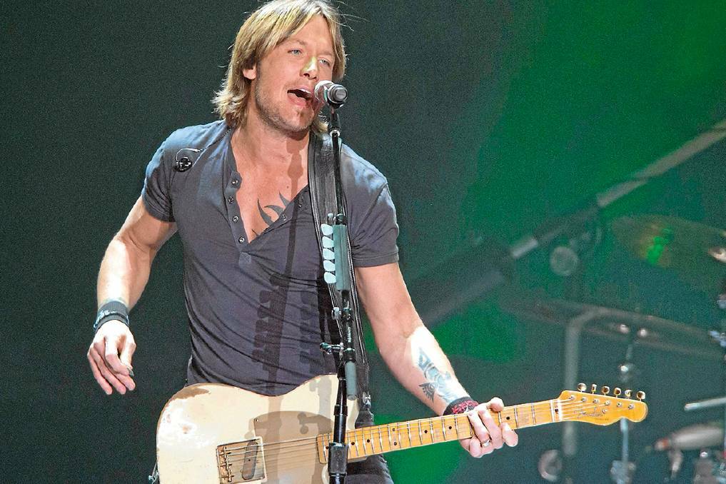 ROCK ON: Keith Urban is coming to Tamworth for a performance at the Town Hall. 