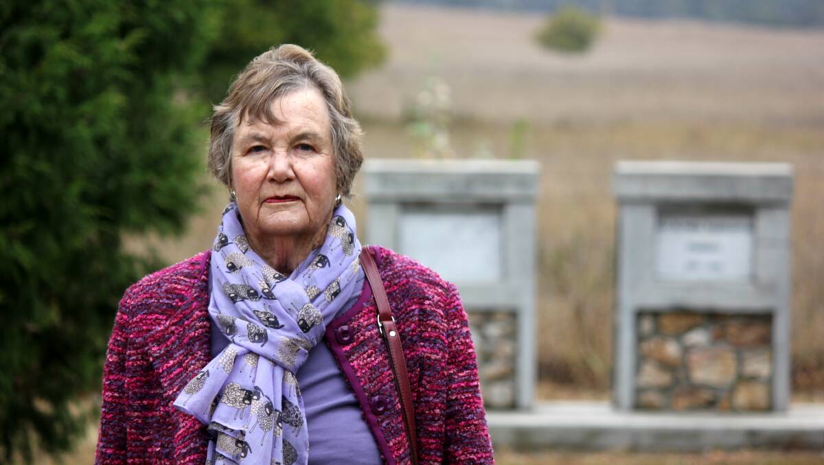 REMEMBRANCE: Christine Perrott will be buried next to her husband and their family, who built the Dangarsleigh War Memorial. Photo: Madeline Link