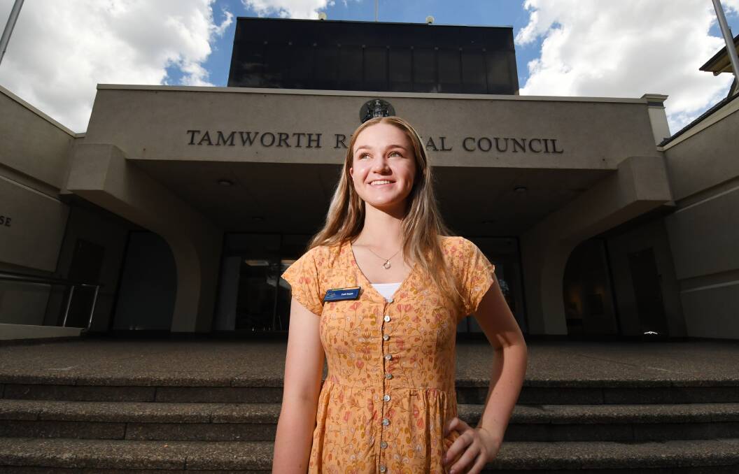 FUTURE LEADER: Tamworth Regional Youth Council mayor Calli Nagle wants to push for more opportunities for youth. Photo: Gareth Gardner