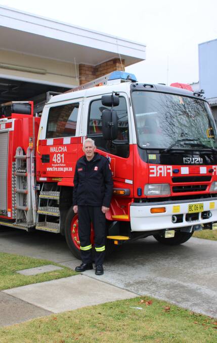 HUMBLE: Walcha Fire Station captain Peter Dunn has dedicated his life to the brigade. Photo: Anthea Macpherson
