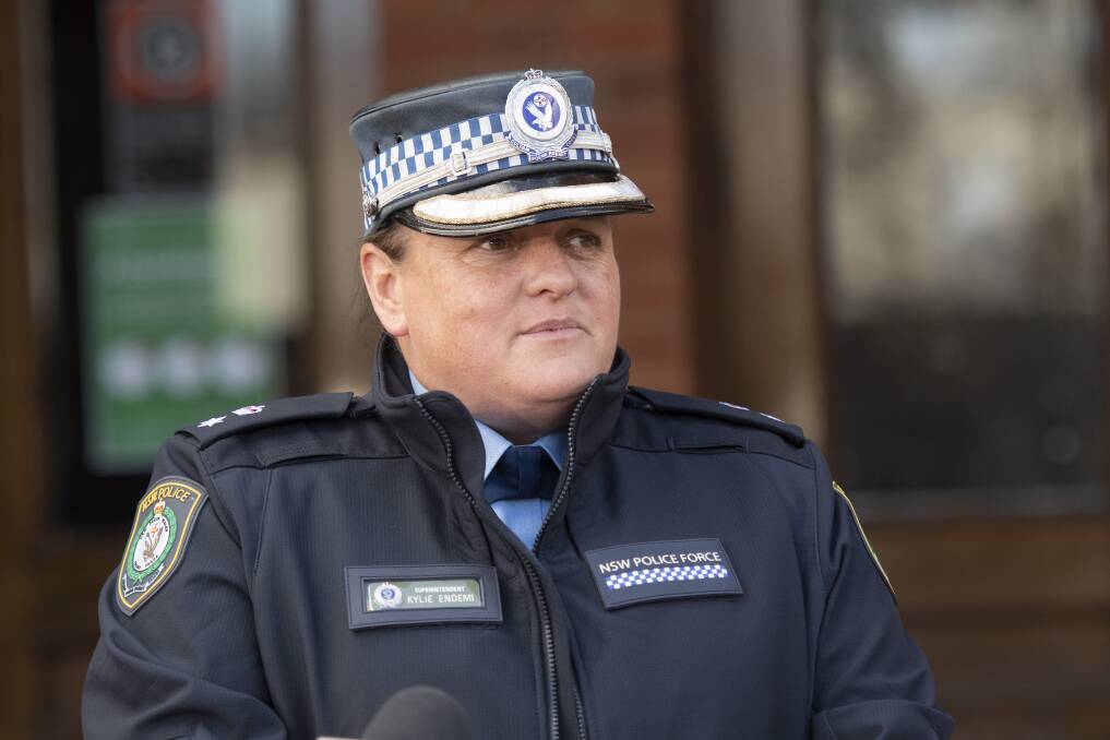 DON'T PANIC: Oxley Police District Superintendent Kylie Endemi reminds the public to report bad behaviour. Photo: Peter Hardin 120821PHC107