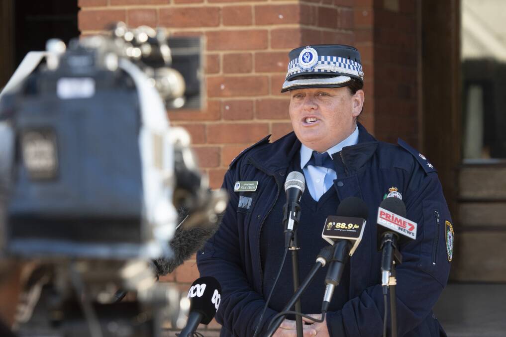 CRACKDOWN: Oxley Police District Superintendent Kylie Endemi was warned the public that police will toughen up on COVID-19 rule enforcement. Photo: 240720PHA173