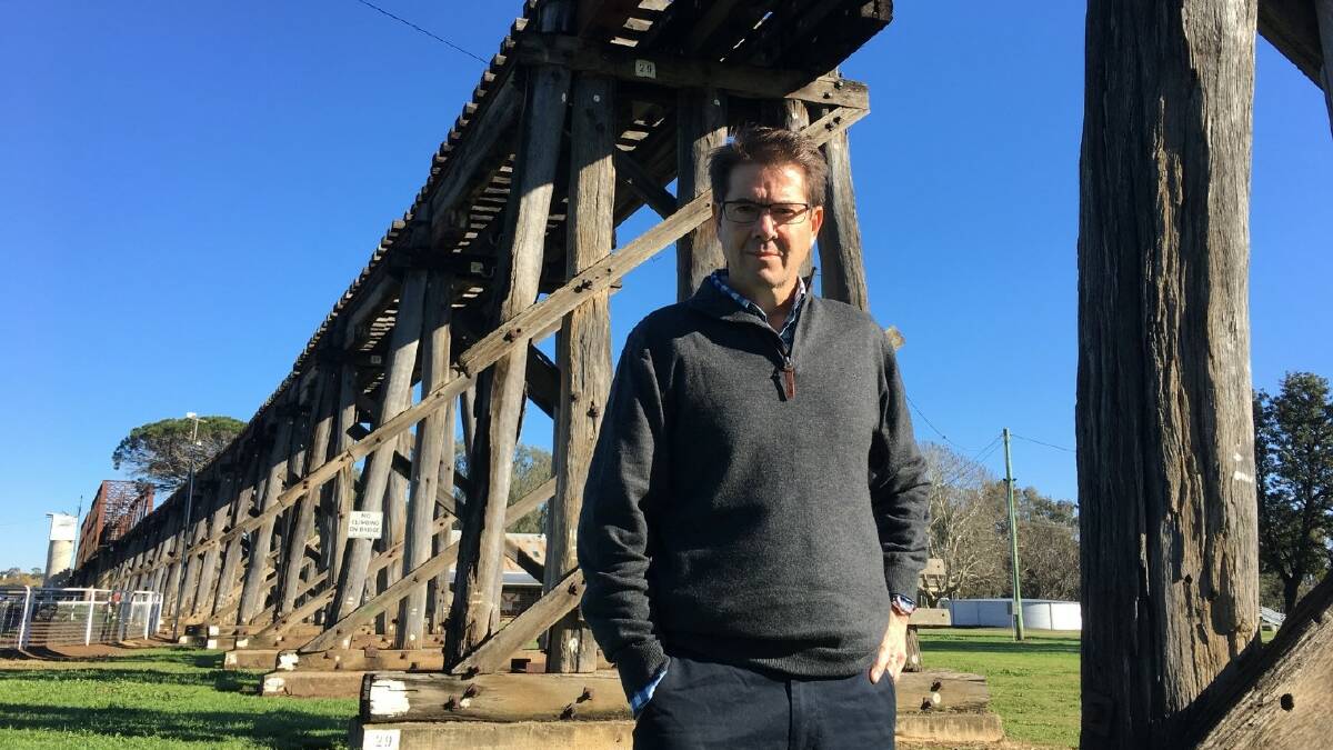 UNHAPPY: Tamworth MP Kevin Anderson wants the Manilla viaduct to be saved.