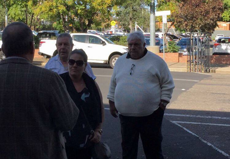COURT: Nundle man Neil Douglas Morris entering Tamworth Local Court in May for the first part of his sentence hearing. Photo: Madeline Link