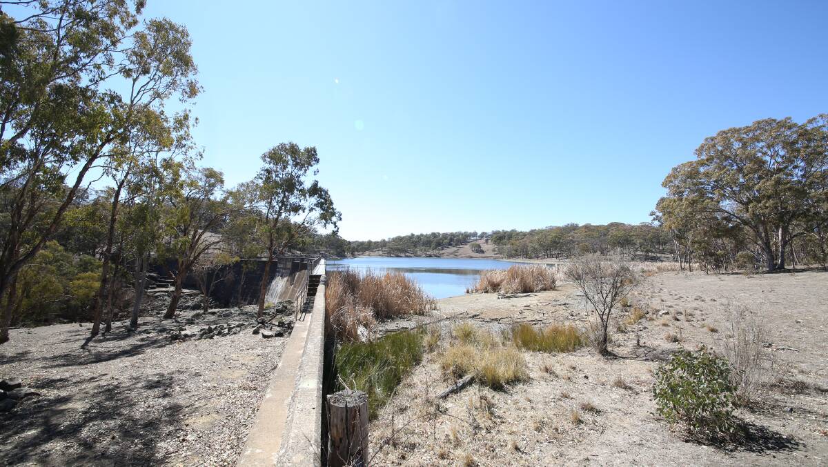 FUNDING COMING: The state government will fund an emergency pipeline at Puddledock Dam. Photo: Armidale Regional Council