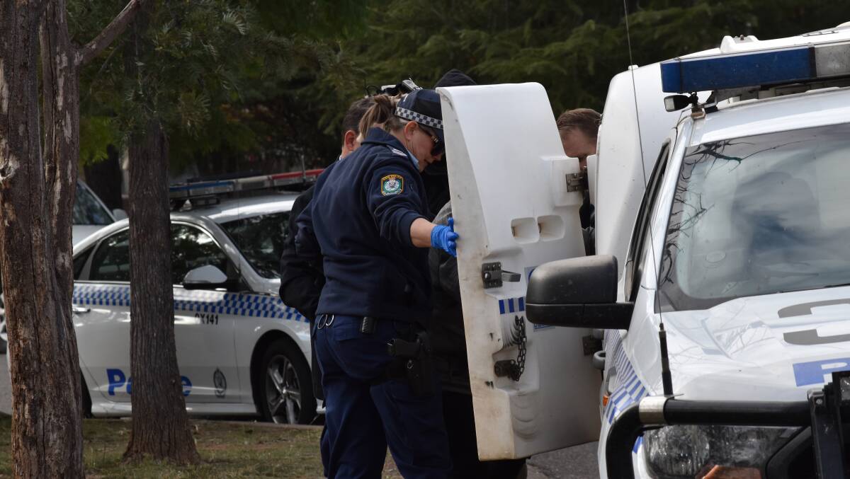 Strike Force Radius: The police sting unfolded in May with a series of arrests and raids in Tamworth. Photo: Ben Jaffrey