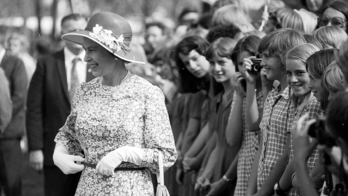 HERITAGE: A visit from the Queen in 1977.