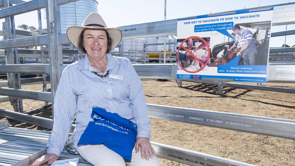 HELPING HAND: National Centre for Farmer's Health consultant Olivia Pronk is at AgQuip to provide health support to farmers at the event. Photo: Peter Hardin