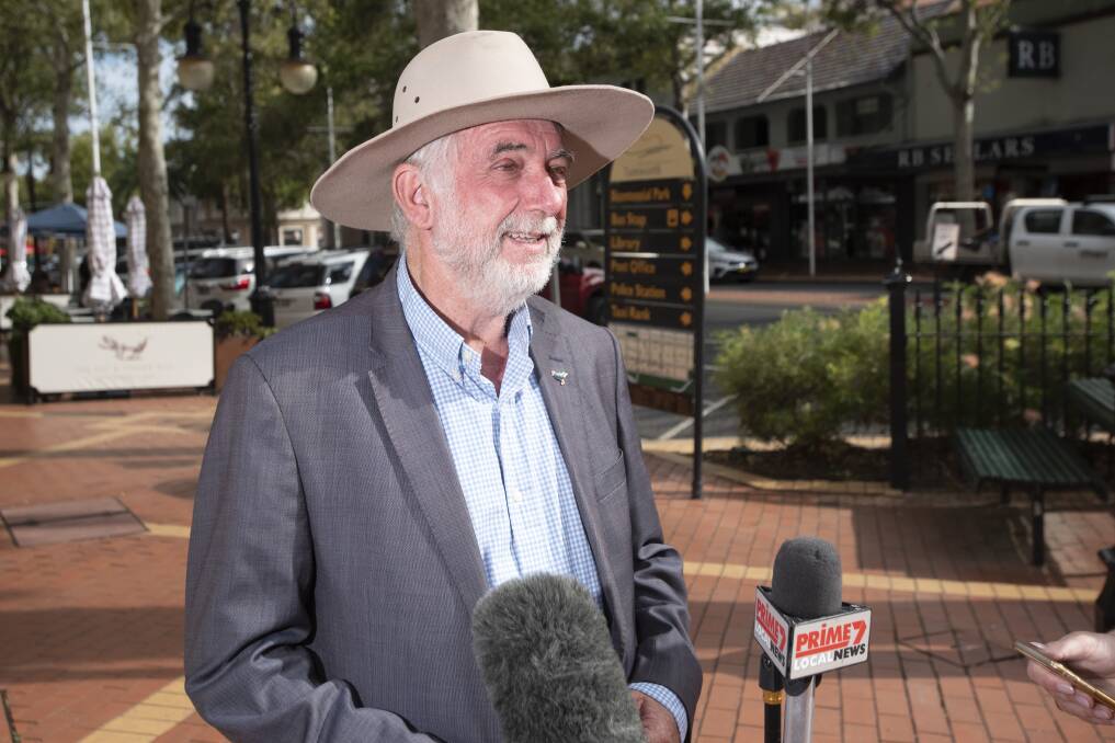 BAD DEBTS: Tamworth Regional Council mayor Russell Webb said the unrecoverable rates are a frustrating loss. Photo: Peter Hardin