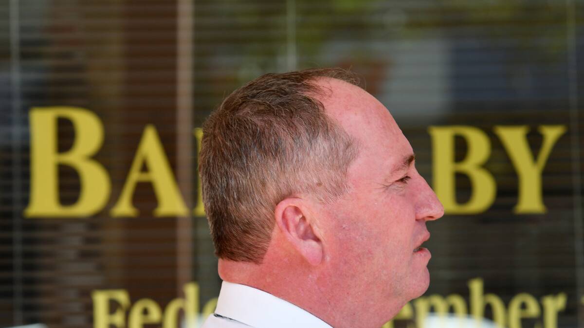 OPINION: Barnaby Joyce used his son Tom as an example in parliament in support of pro-life arguments. Photo: Gareth Gardner