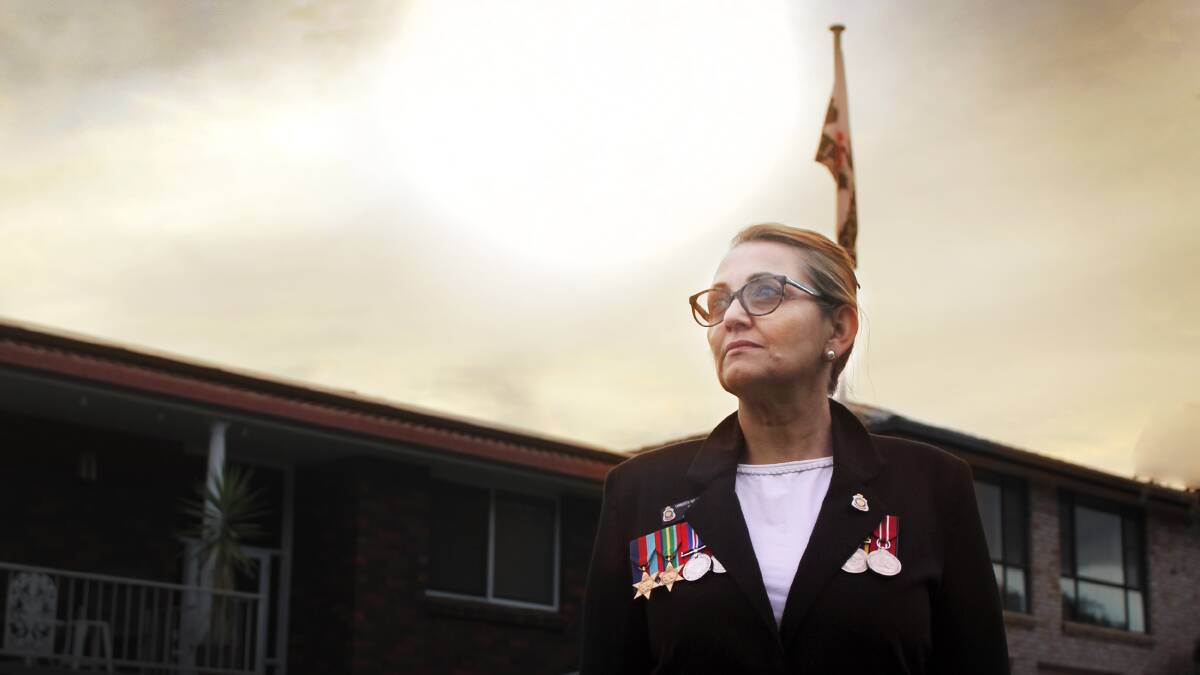 LIGHT UP THE DAWN: Tamworth RSL president Jayne McCarthy encourages residents to light up the dawn this Anzac Day from home. Photo: Madeline Link