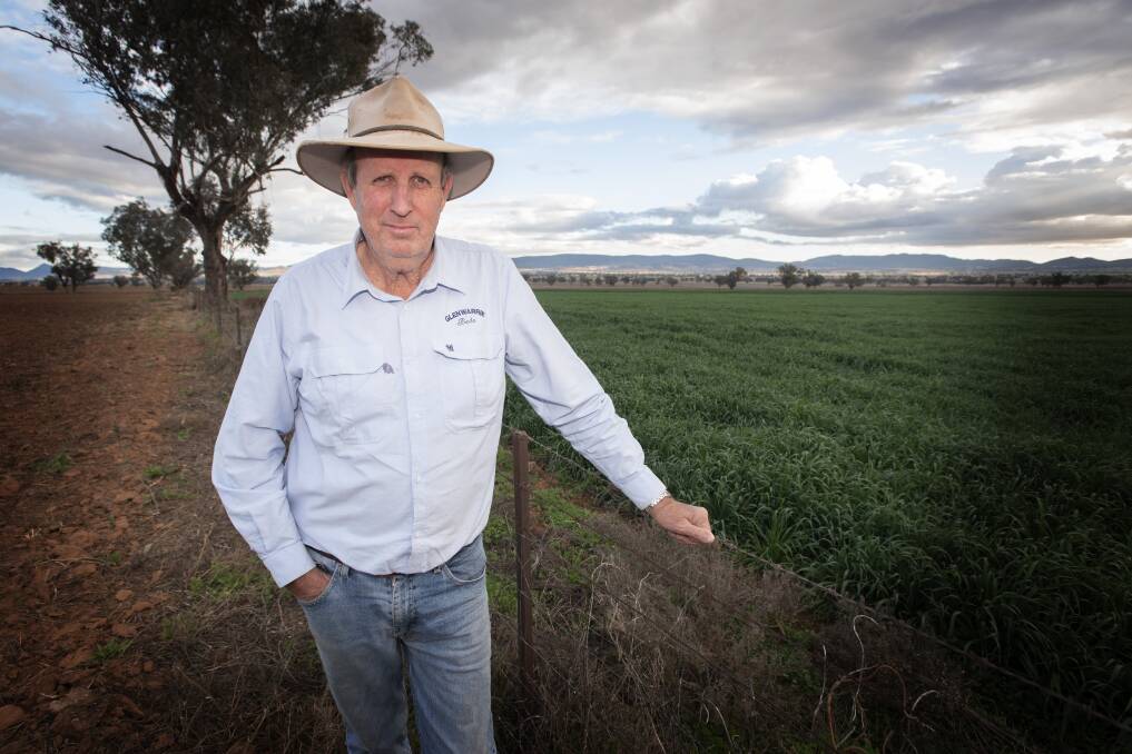 CONCERN: Tamworth egg farmer Bede Burke wants more transparency around a $250m solar farm proposed for the Winton area. Photo: Peter Hardin 210621PHC003
