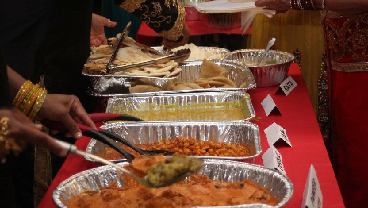 DELICIOUS: Some of the food at a Bollywood Night hosted by Multicultural Tamworth. Photo: Multicultural Tamworth