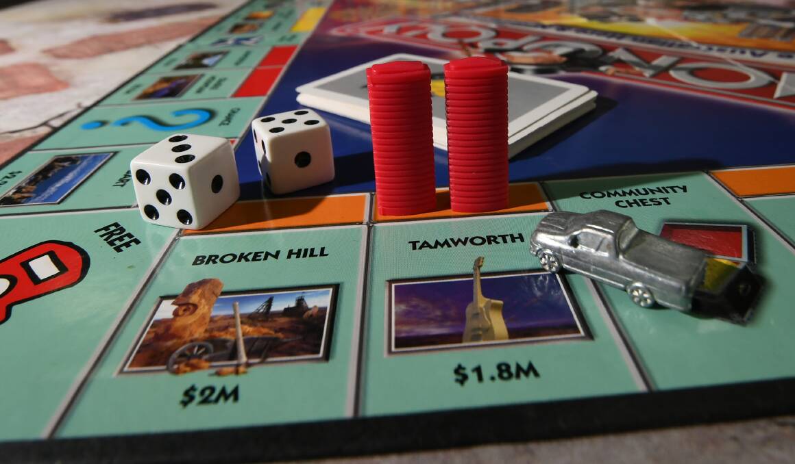 ROLL THE DICE: Tamworth Regional Council has been approached about a country capital themed Monopoly board. Photo: Gareth Gardner 090421GGC03