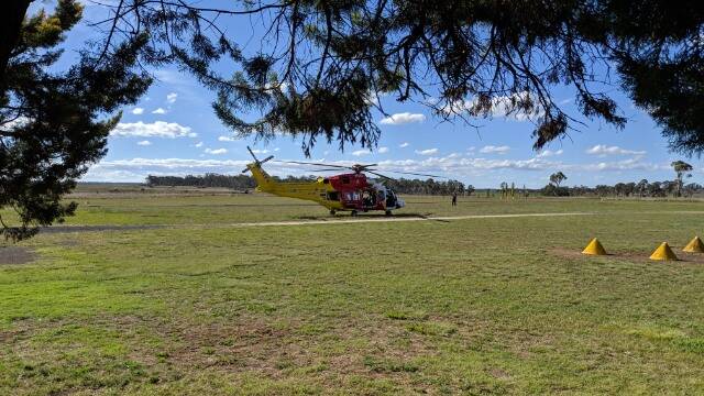 Westpac Life Saver Rescue Helicopter was tasked on a Secondary Transfer from Glen innes to Tamworth for a 34 year old male with medical condition. 