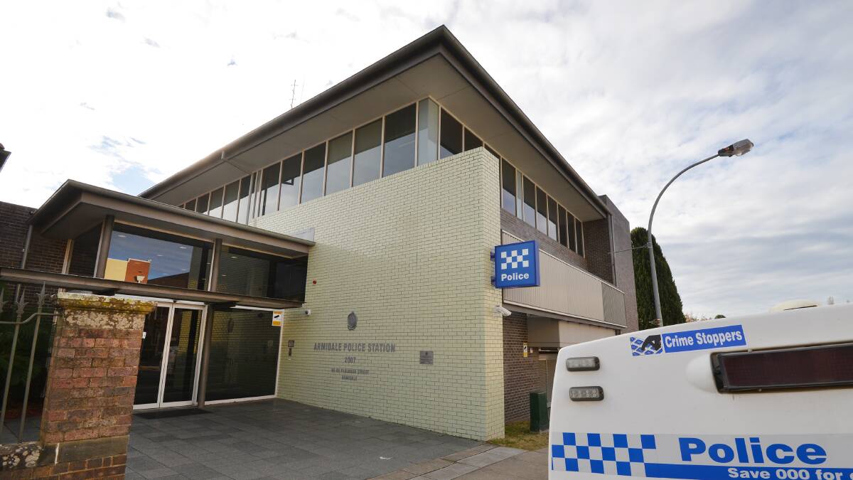 POLICE: A man remains in custody at Armidale Police Station after an alleged robbery at BWS Armidale. 