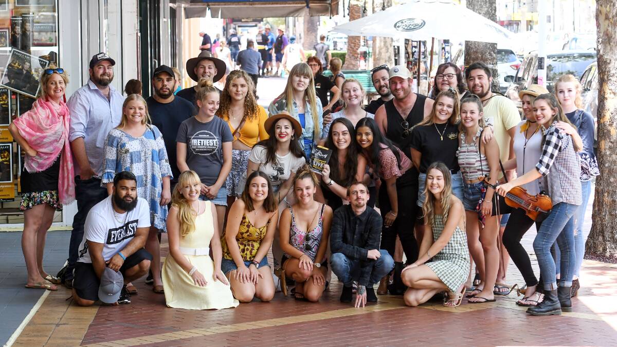 FUTURE FAME: A melting pot of talent will be on show at the CMAA Academy of Country Music graduation concert at Wests Tamworth. Photo: Gareth Gardner