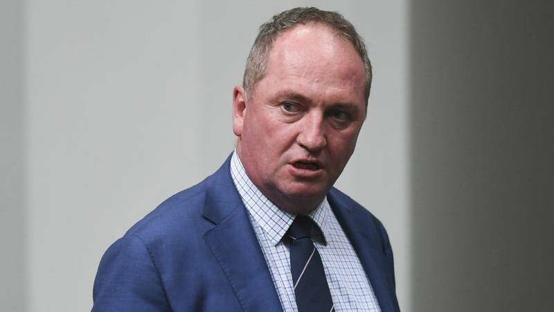 CHALLENGE: Barnaby Joyce has admitted he still has ambitions of reclaiming the leadership of the Nationals.
