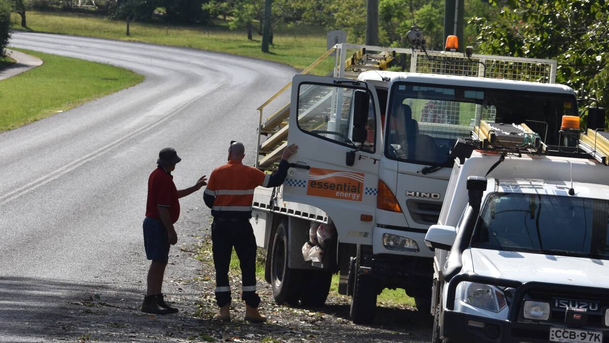 POWER OUT: Essential Energy crews responded to a power pole that needed to be replaced at Barraba. Photo: File