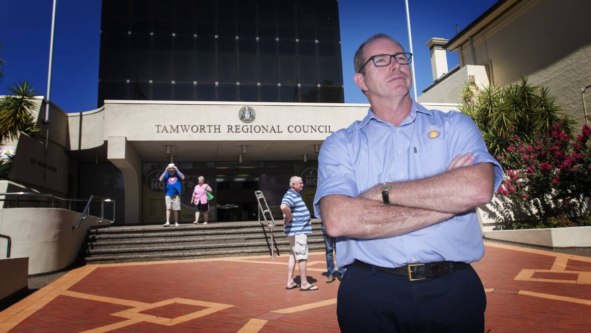 LOOK OUT: Tamworth Regional Council's waste and water director Bruce Logan puts on extra patrols during restrictions. Photo: Peter Hardin
