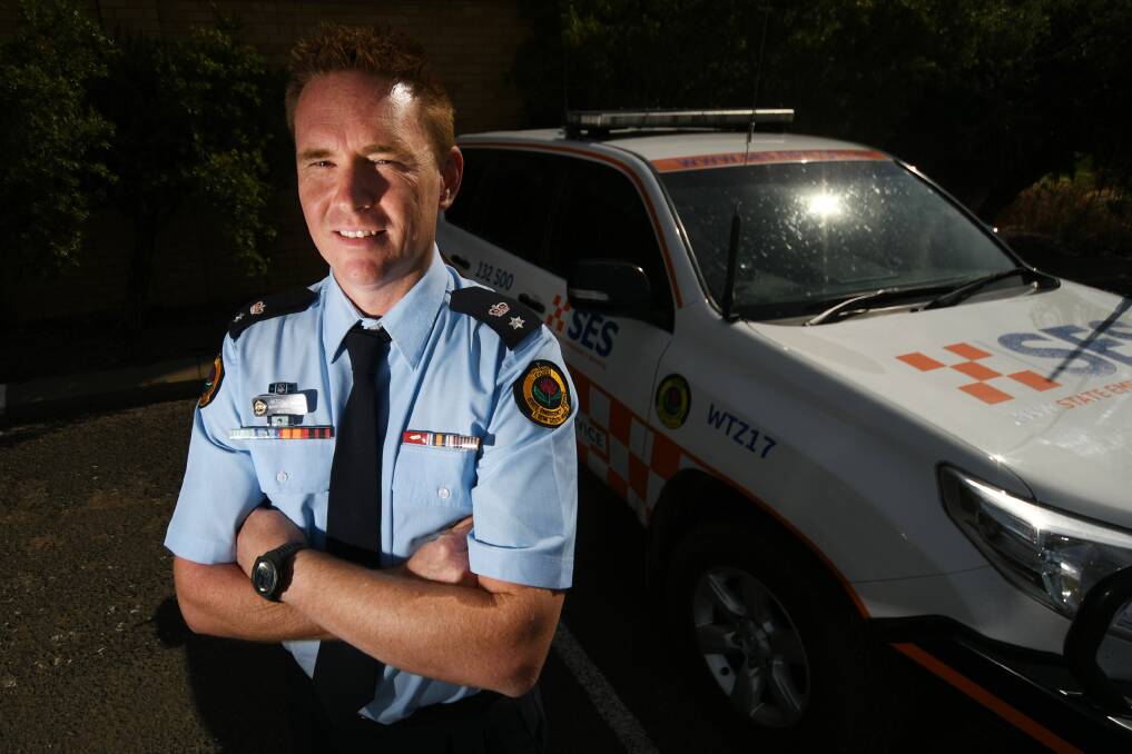 LOOK OUT: SES New England North West superintendent Mitchell Parker. Photo: Gareth Gardner, file.