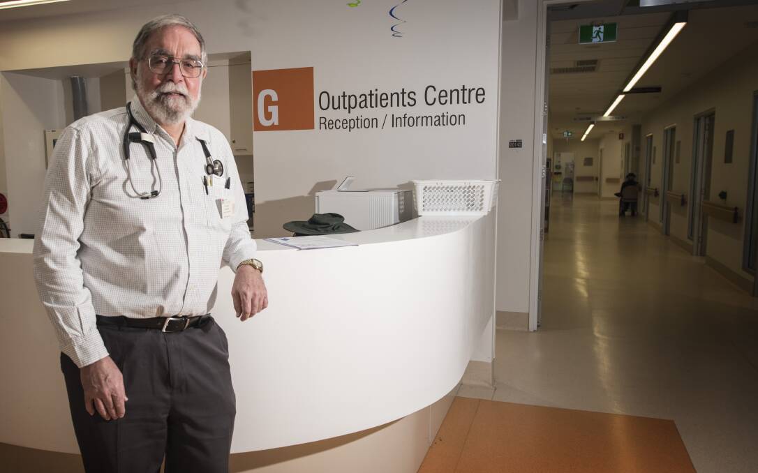 RECOGNISED: Tamworth hospital paediatrician Dr David McDonald will receive a Queen's Birthday Honour for his outstanding contributions. Photo: Peter Hardin 050619PHB004
