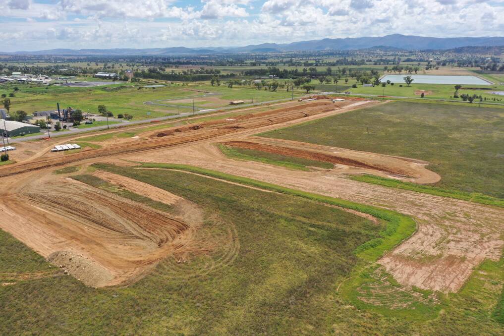 CONSTRUCTION STARTS: Work will start this week on the intermodal access road for the region's logistics hub. Photo: TRC