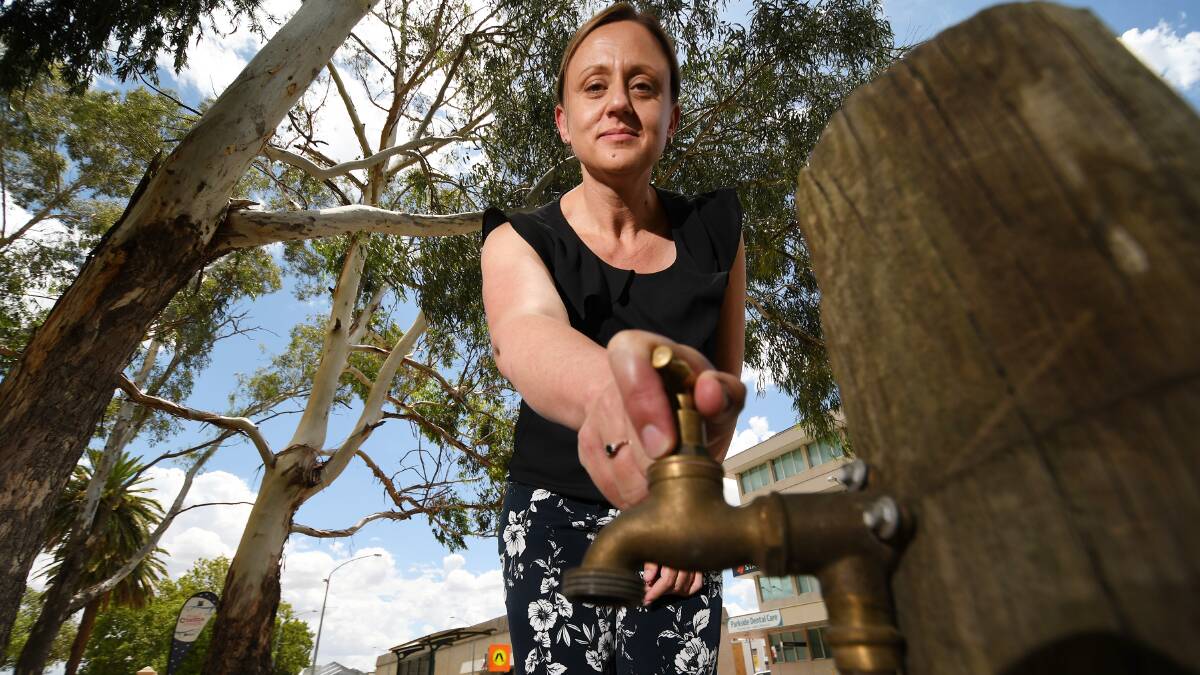 PATROL: Tamworth Regional Council sustainability officer Tracey Carr wants residents to use water more wisely. Photo: Gareth Gardner