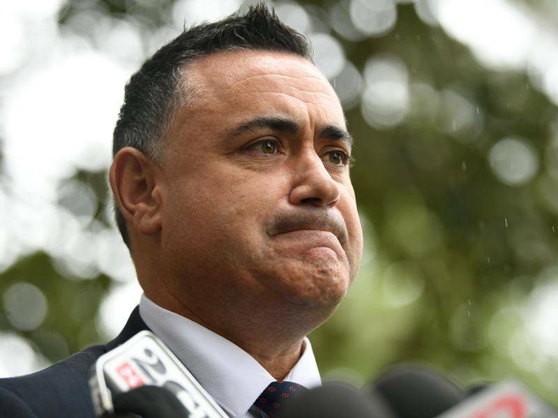 LASH OUT: Deputy Premier John Barilaro accused of withholding cash for rural NSW by Shooters, Fishers and Farmers.