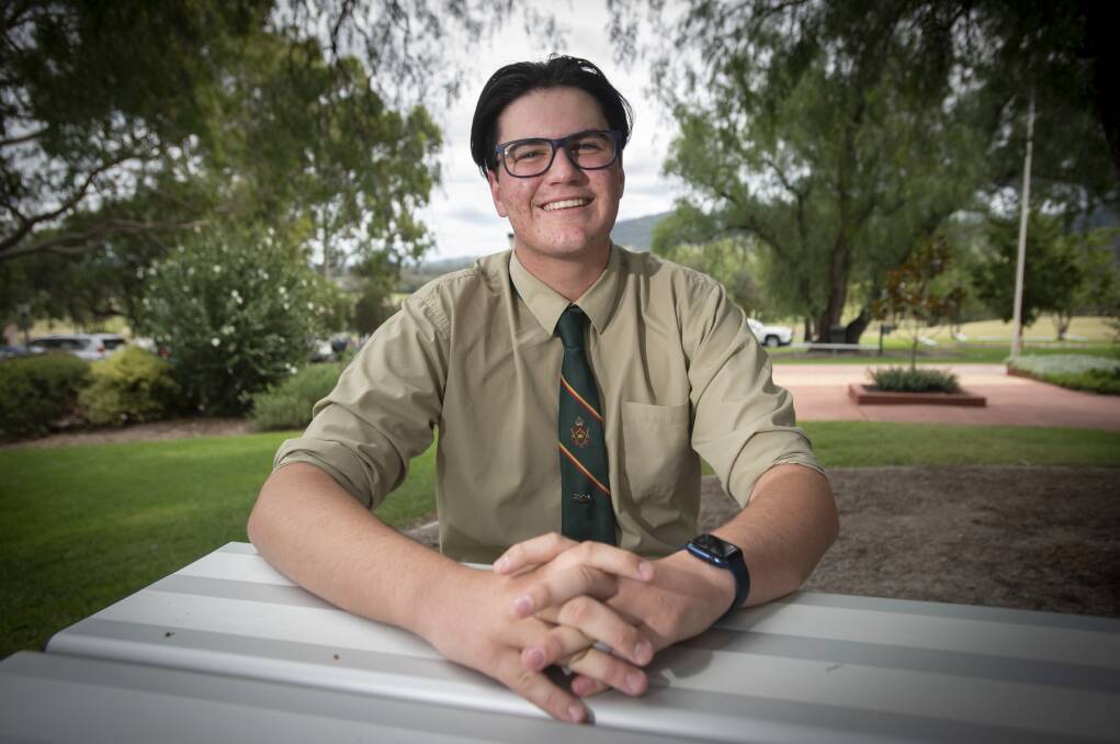 CREATE CHANGE: Tamworth Youth Council deputy mayor Jack Lyon wants to improve mental health support for young people. Photo: Peter Hardin