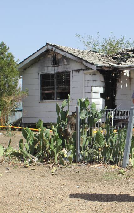 RISK ASSESSED: Owners of burnt out homes in Moree will have to pay the costs of repairs or demolition. 