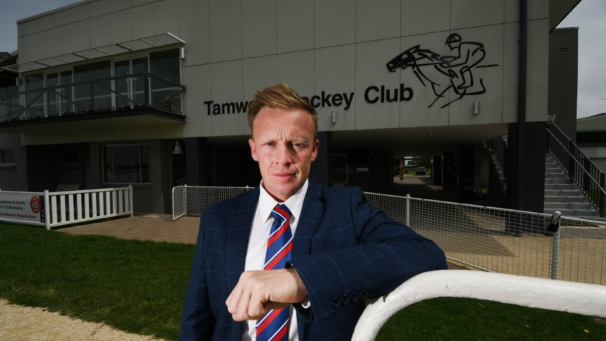 RIDING HIGH: Michael Buckley is confident his experience on footy club committee's will hold him in good stead after joining the Tamworth Junior Business Chamber. Photo: Gareth Gardner 071021GGC04