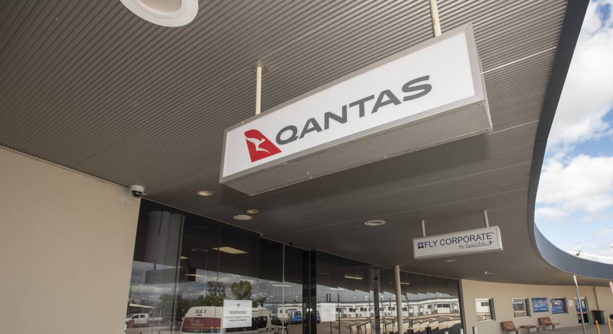 CANCELLED: Qantas announced it would drastically slash its regional flight services from Tamworth to Sydney in March. Photo: Peter Hardin