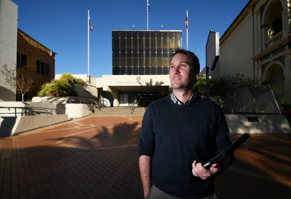 FAST-TRACK: Tamworth Regional Council planning director Sam Lobsey is working to cut DA's from 28 days to 10. Photo: Peter Hardin